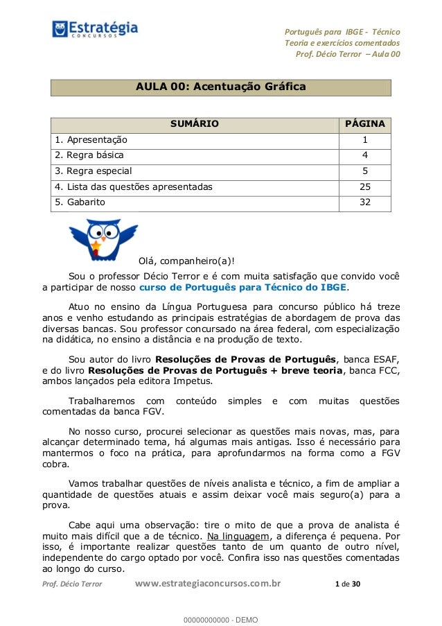 Apostila Ibge Tecnico Pdf
